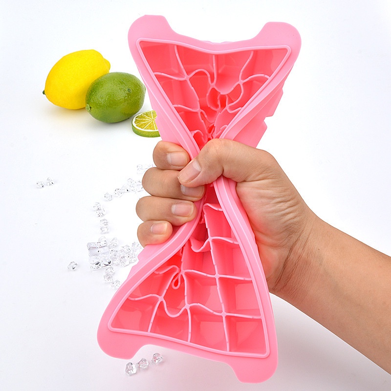 Cetakan Es Batu Silikon + Tutup Isi 36