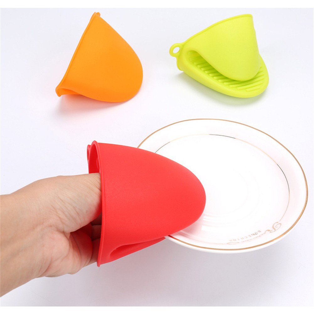 (Isi 2pcs) Sarung Tangan Silikon Anti Panas - Sarung Tangan Oven