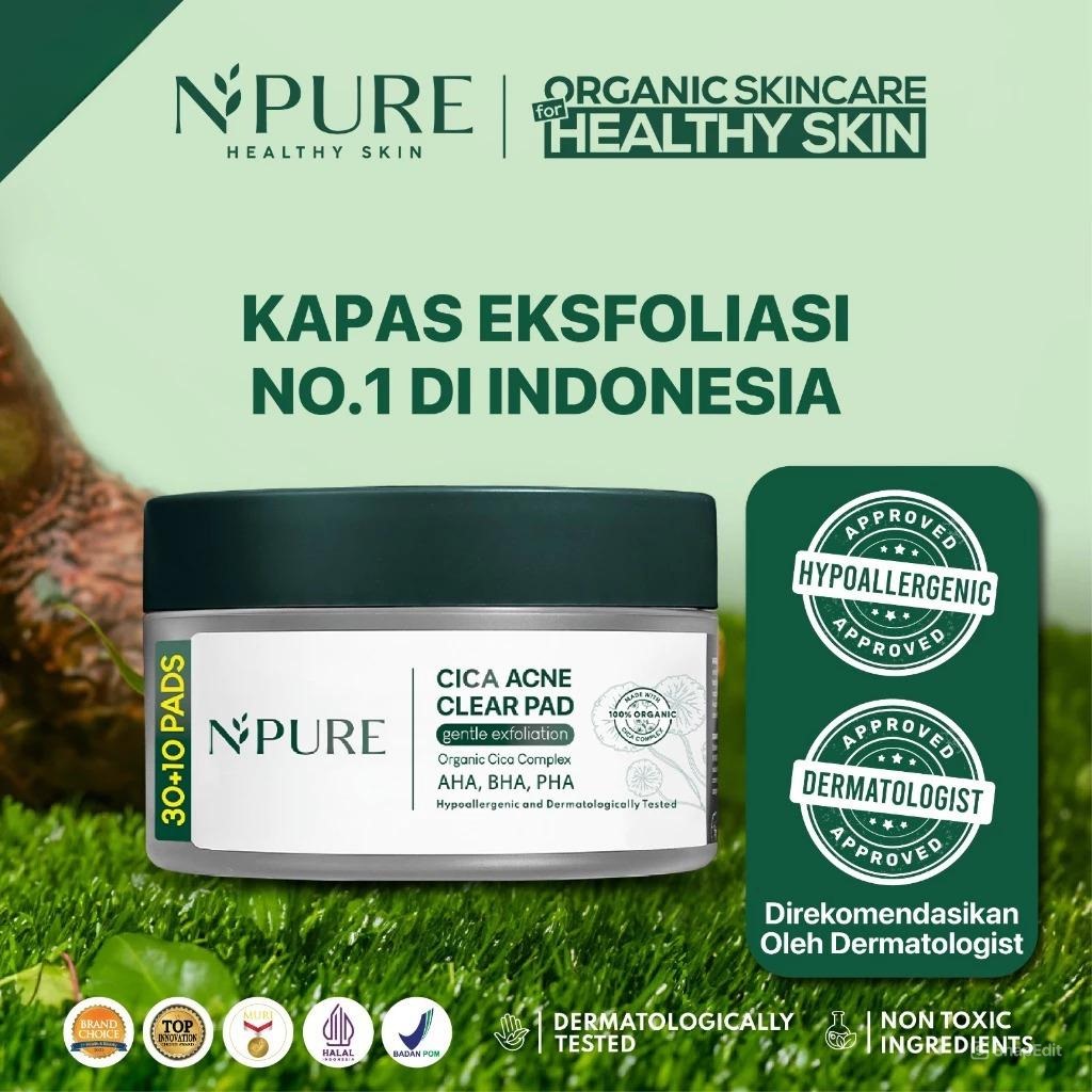 Npure Clear Pad Jar Bundling - Cica Acne Clear Pad & Licorice Light Up Brightening Pad
