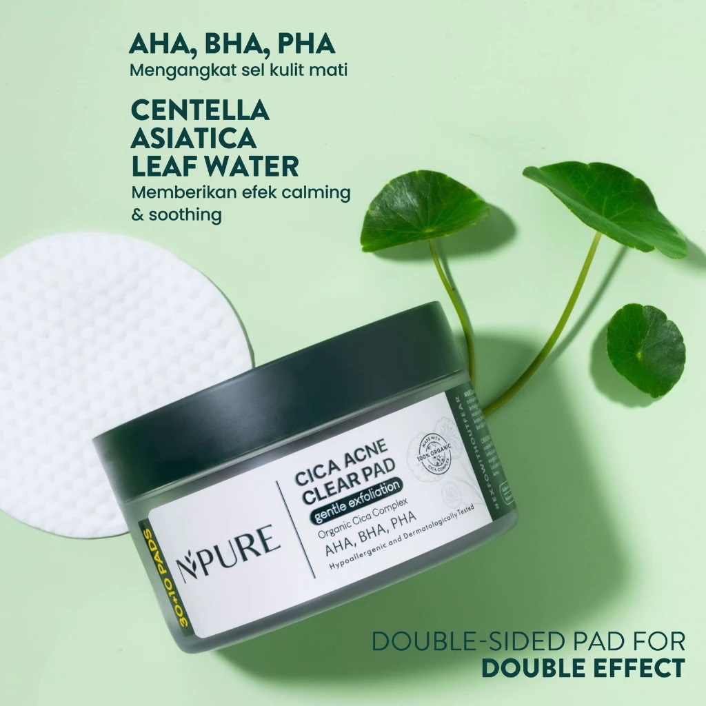 Npure Clear Pad Jar Bundling - Cica Acne Clear Pad & Licorice Light Up Brightening Pad