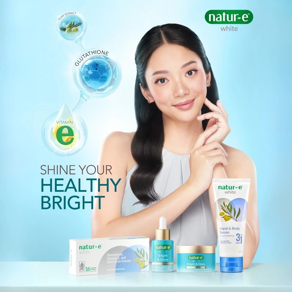 Natur-E White Supplement Soft Capsule 32s - Vitamin E Suplemen Kesehatan