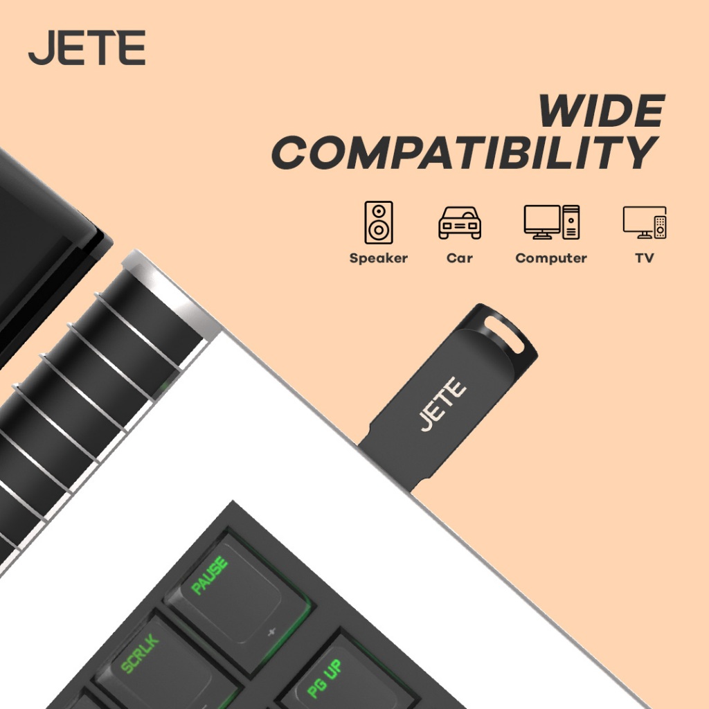 JETE Flashdisk U1 Series - 32GB Compatible USB2.0/3.0