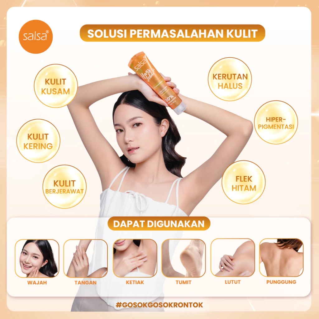 Salsa Hans Jebb+ Gel Skin Cleaner 150gr - Greentea Apple