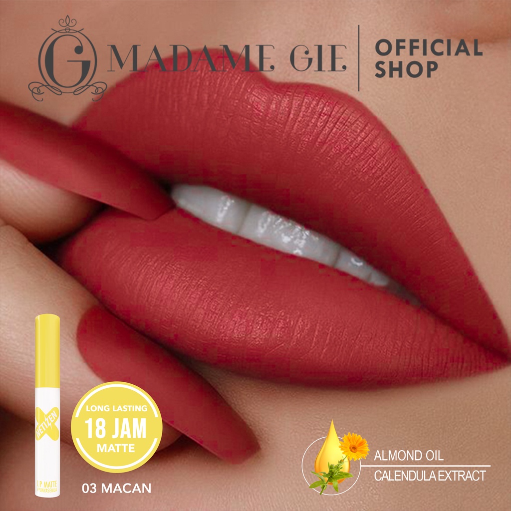 Madame Gie Lip Matte Netizen 1.3ml - 03 Macan