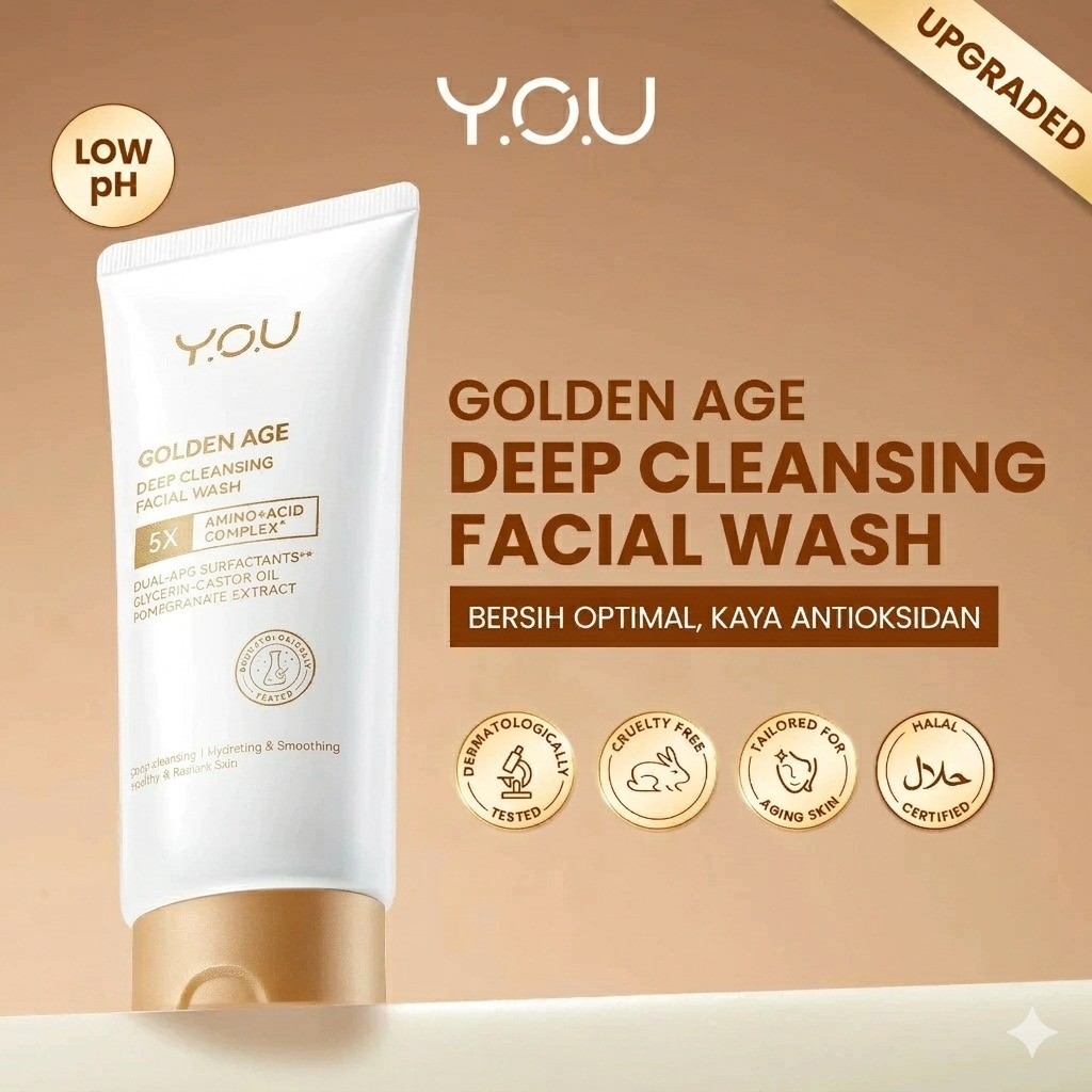 YOU Golden Age Deep Cleansing Facial Wash 100gr