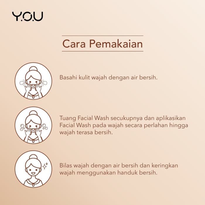 YOU Golden Age Deep Cleansing Facial Wash 100gr