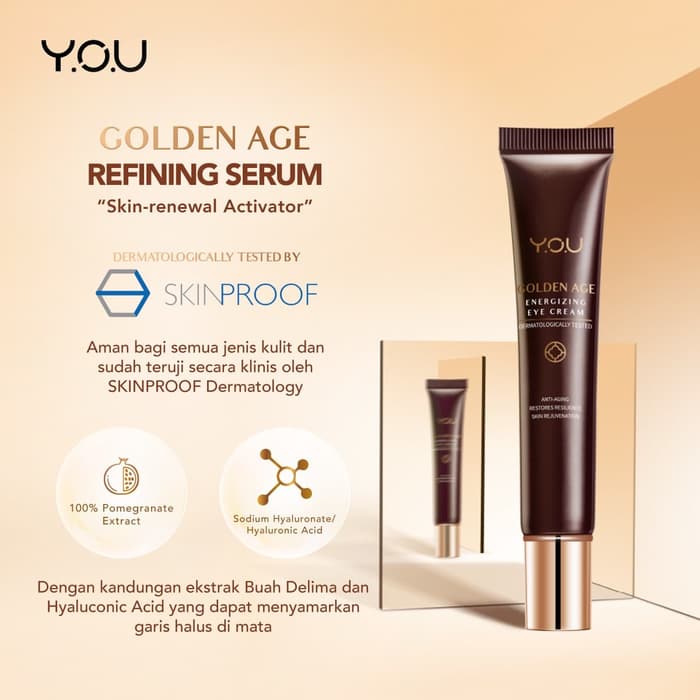 YOU Golden Age Energizing Eye Cream 15gr [Intense Eye Firming Treatment]