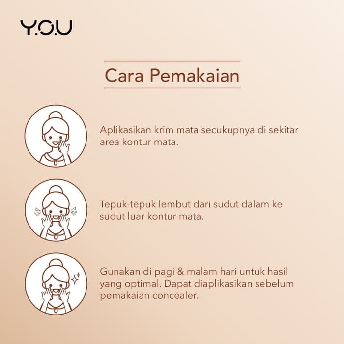 YOU Golden Age Energizing Eye Cream 15gr [Intense Eye Firming Treatment]