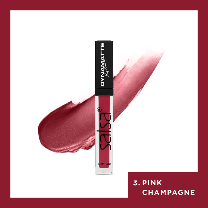 SALSA Dynamatte Lip Cream 5gr - 03 Pink Champagne