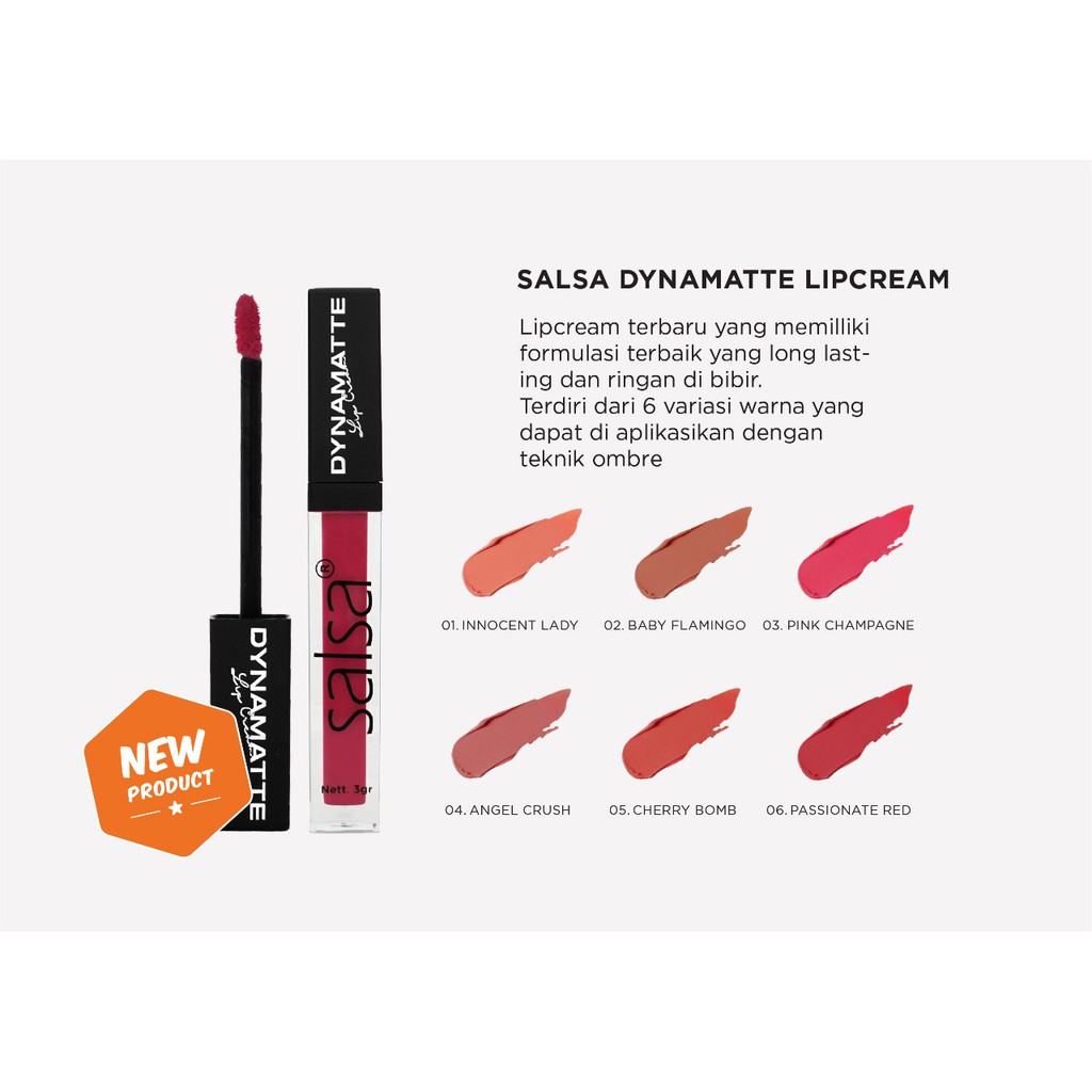 SALSA Dynamatte Lip Cream 5gr - 03 Pink Champagne
