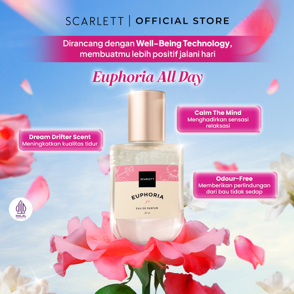 Scarlett Whitening Eau De Parfum 30ml - Euphoria