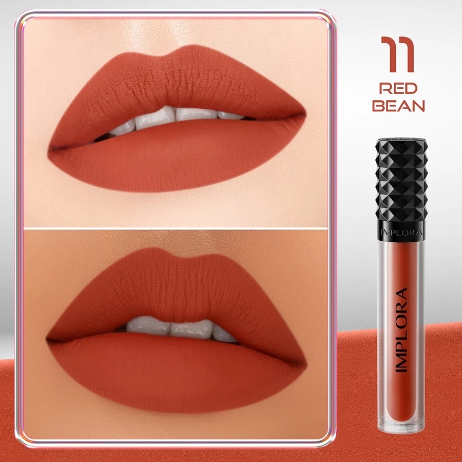Implora Urban Lipcream Matte 3.3gr - 11 Red Bean (NEW) Implora Urban Lipcream Matte 3.3gr - 11 Red Bean (NEW)