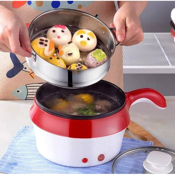 Panci Elektrik Mini 18cm  - Multifunctional Electric Fry Pan
