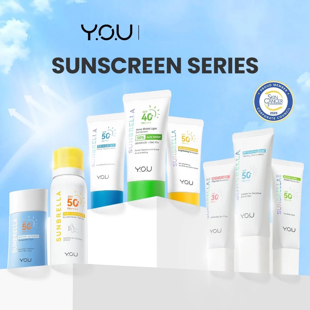 YOU Sunbrella Acne Shield Light Sunscreen SPF40+ PA++++ 30gr