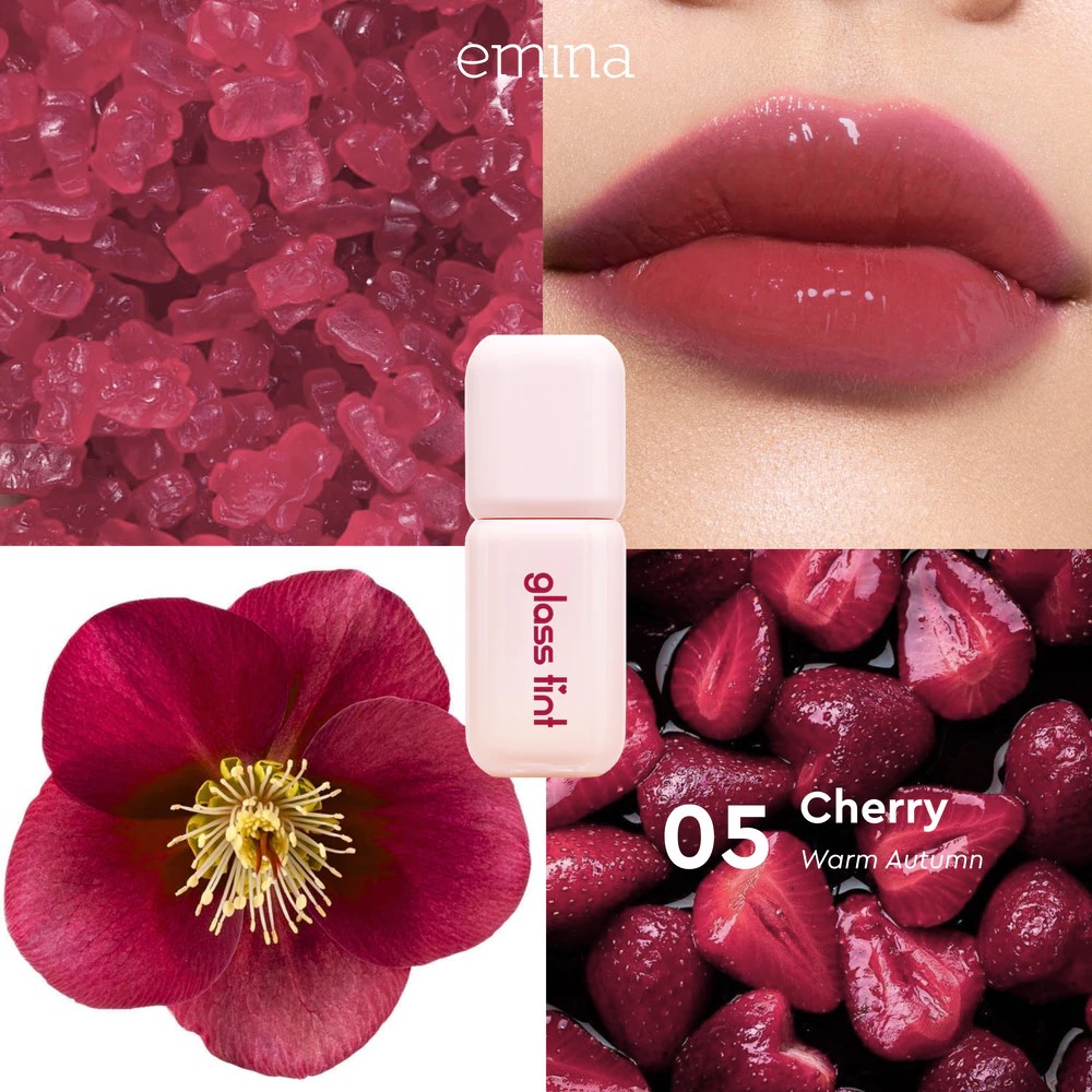 Emina Glass Tint 3gr - 05 Cherry