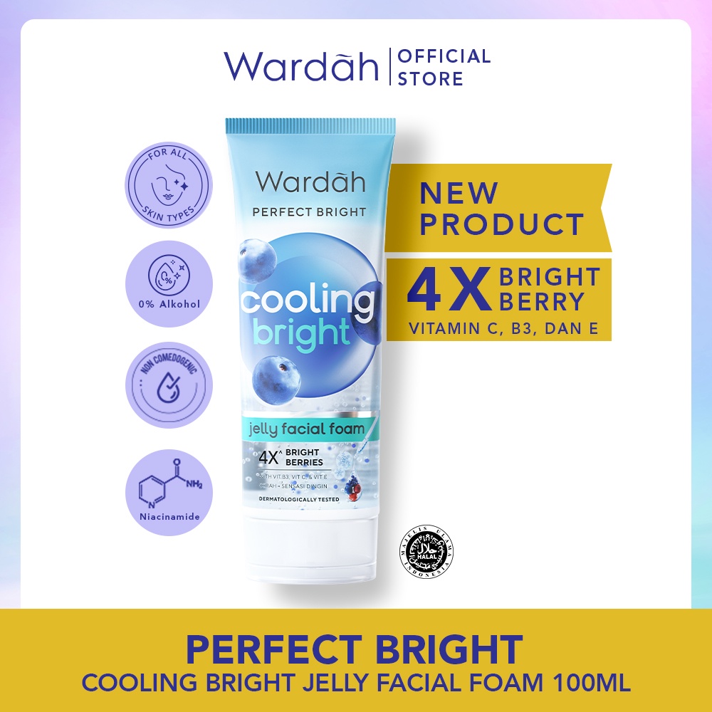 Wardah Perfect Bright Jelly Facial Foam 100ml