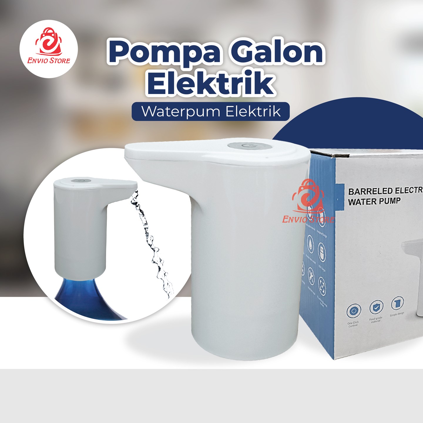 Pompa Galon Elektrik - Waterpump Elektrik (Mesin Pompa Air Minum)