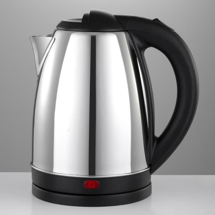 Teko Listrik Pemanas Air 2L (Electric Kettle Stainless Steel)