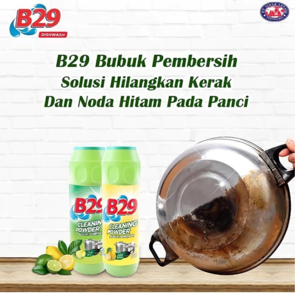 B29 Bubuk Pembersih 600gr - Solid Lemon (Cleaning Powder)
