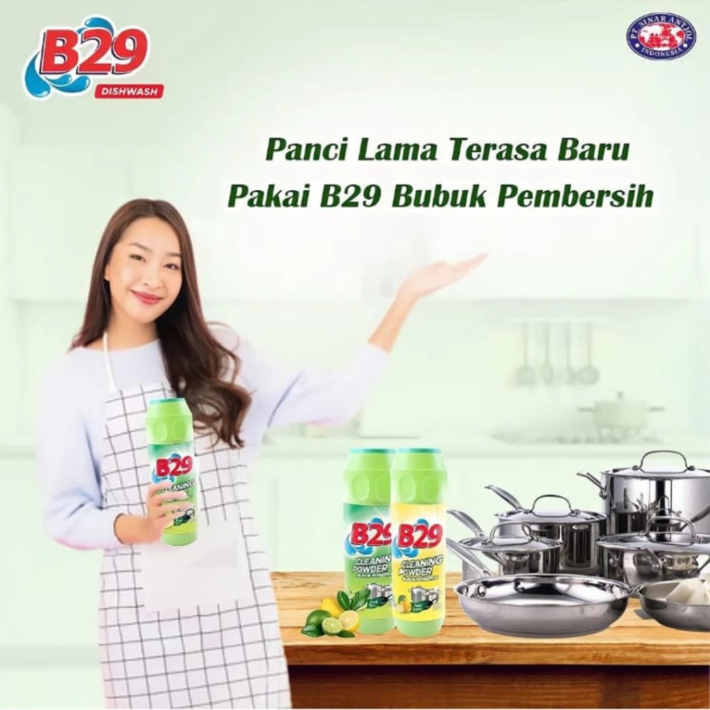 B29 Bubuk Pembersih 600gr - Solid Lemon (Cleaning Powder)