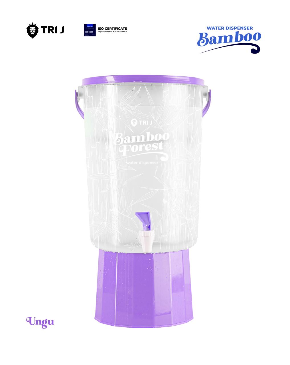 TRI J - Water Dispenser Bamboo (Dispenser Air Motif Bambu)
