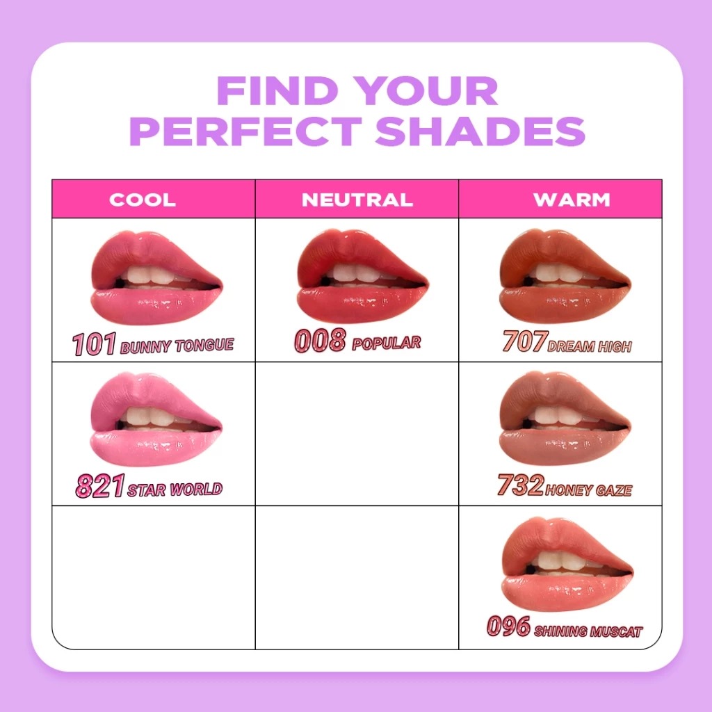 Dazzle Me Color Chrome Melt To Dew Lip Click 2gr - 101 Bunny Tongue *