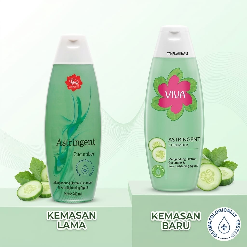 VIVA Astringent Cucumber 200ml (Besar) VIVA Astringent Cucumber 200ml (Besar)
