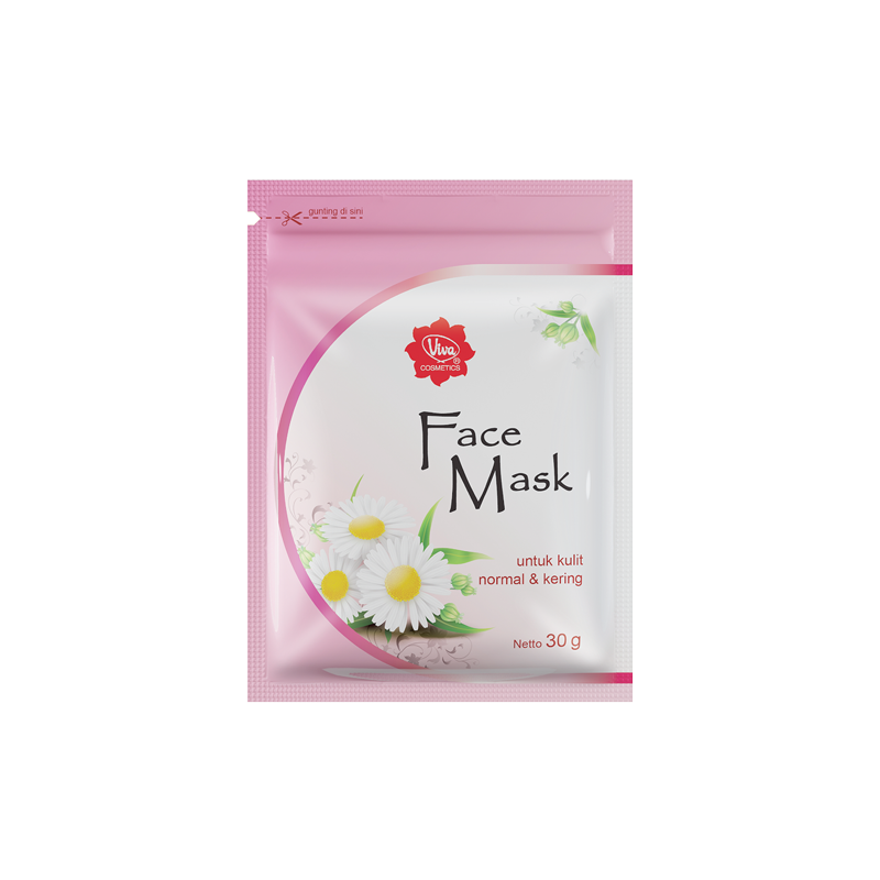 VIVA Face Masker Standart Normal Kering 30gr (Masker Wajah)