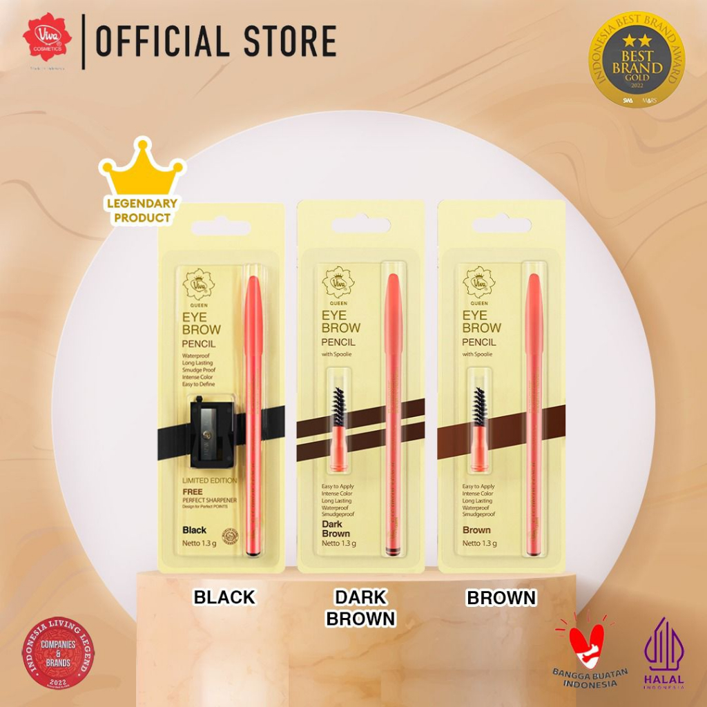 VIVA Pensil Alis Brown (Eyebrow Pencil) VIVA Pensil Alis Brown (Eyebrow Pencil)