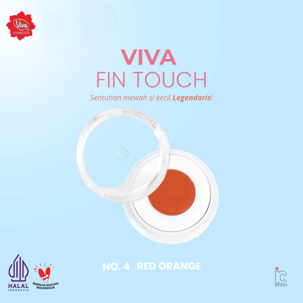 VIVA Fin Touch 04 Red Orange (Blush On)