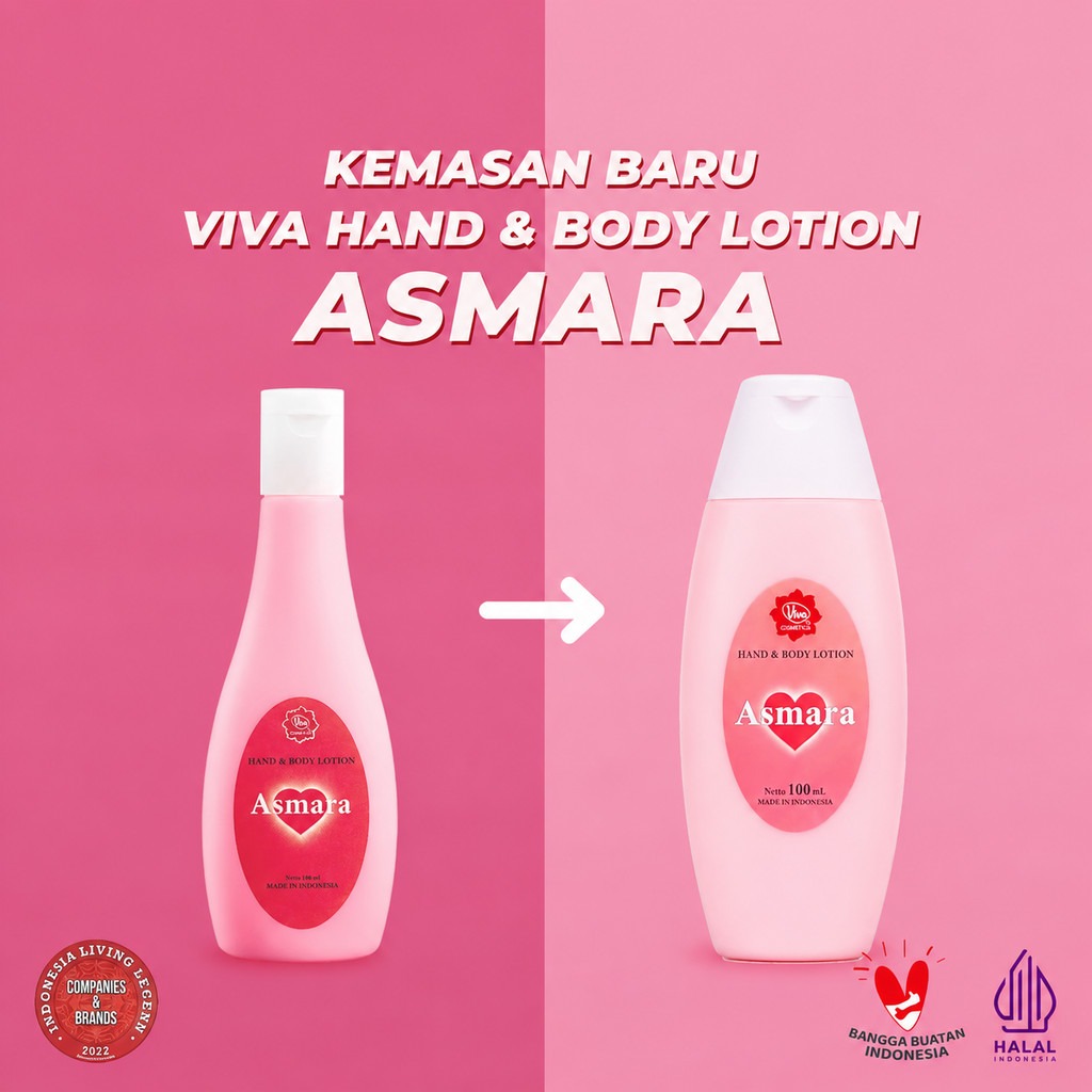VIVA Hand & Body Lotion Asmara 100ml (Asmara Pink)