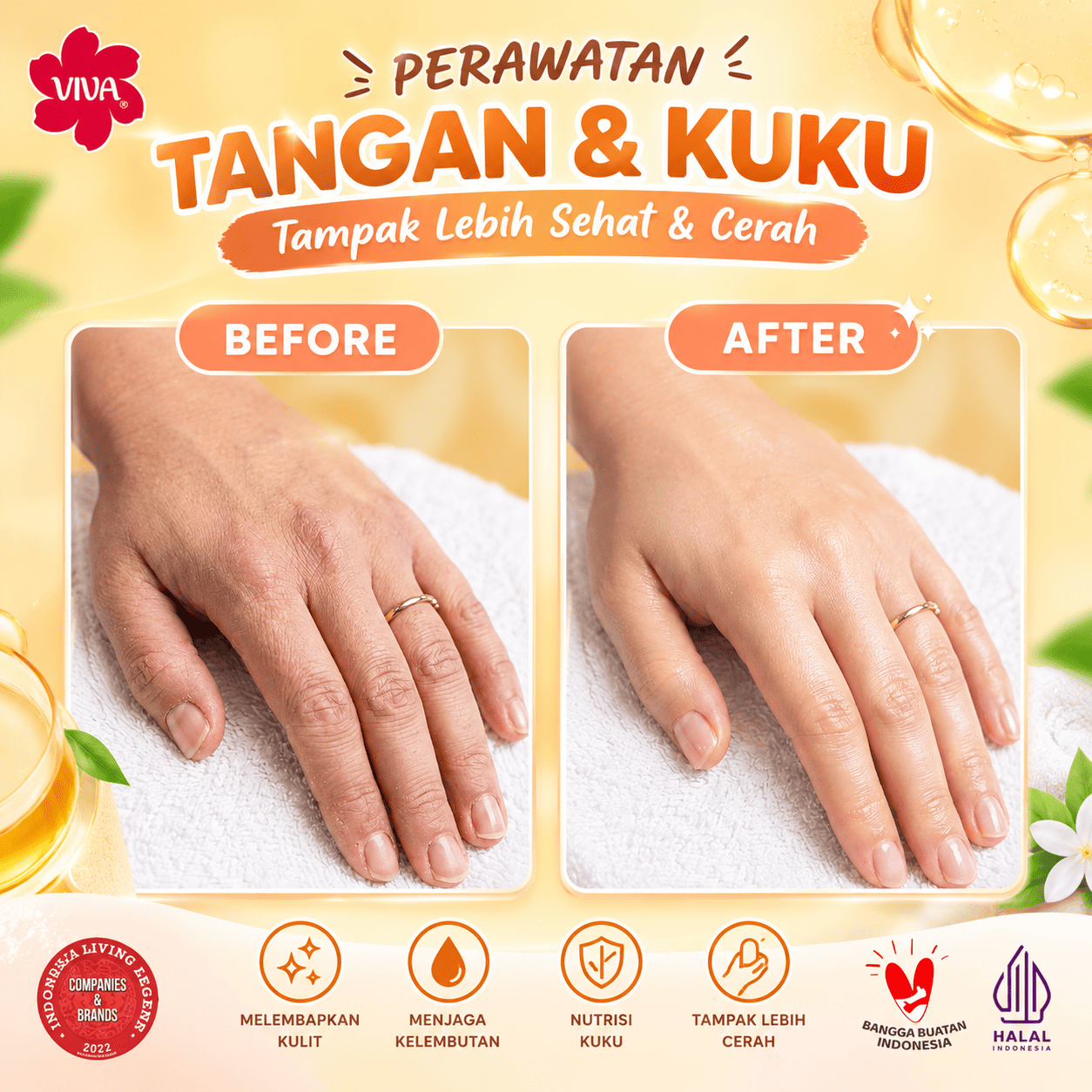 VIVA Lulur Mandi Brightening & Moistuizing Body Scrub 225gr - Bengkuang