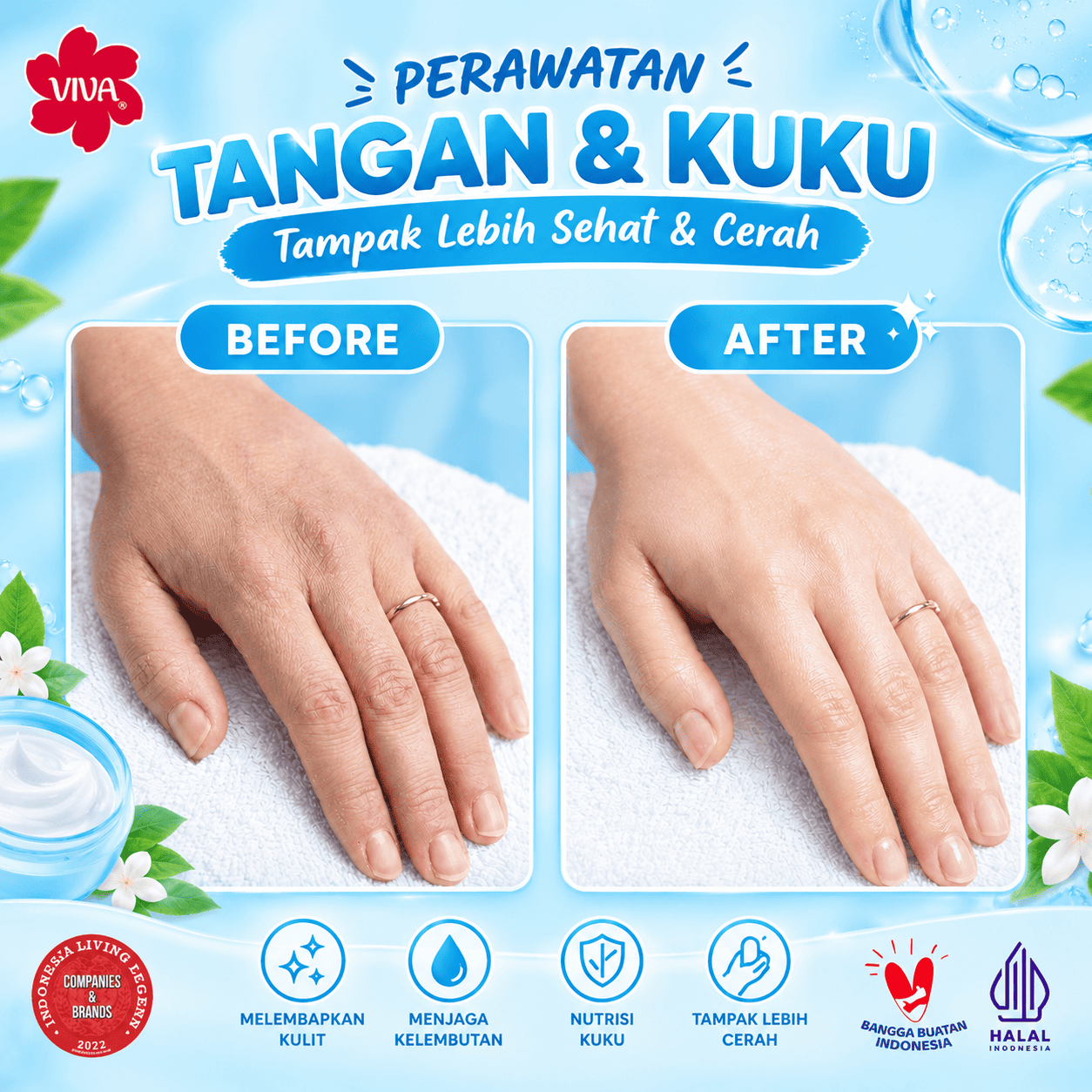 VIVA Lulur Mandi Brightening & Moistuizing Body Scrub 225gr - Yogurt