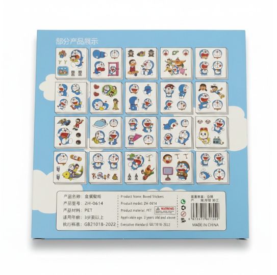 Stiker DORAEMON 2D Isi 100 Waterproof Anti Air