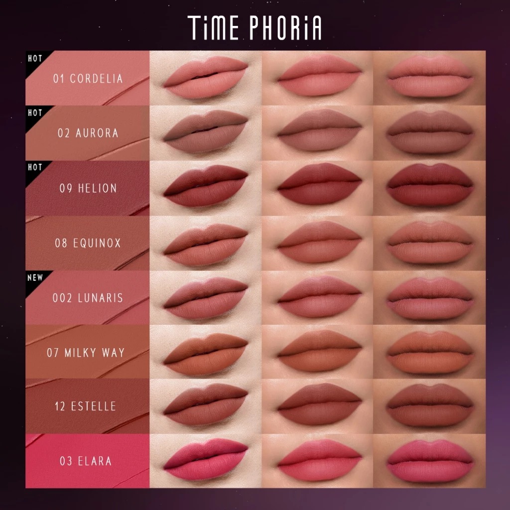 Time Phoria Nebula Velvet Lip Cream 4ml - 002 Lunaris