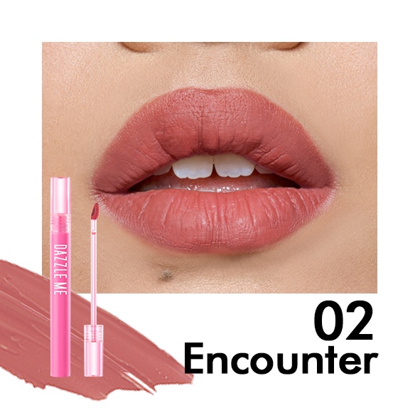 Dazzle Me Misty Matte Lip Cream 2.2gr - 02 Encounter  *