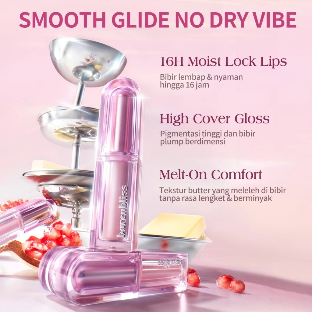 BNB Barenbliss Butter Melt Tinted Lipstick 2.7gr - 188 Sweet Custard