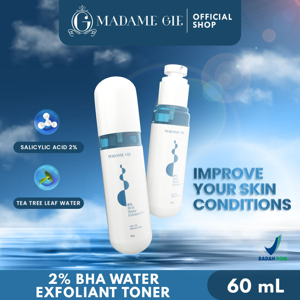 Madame Gie 2% BHA Water Exfoliant 01 with 2% Salicylic Acid 60ml