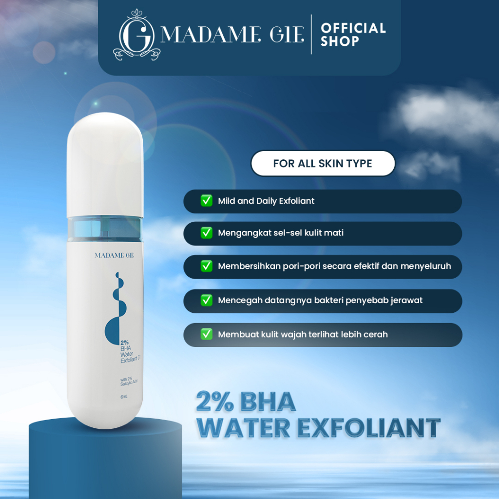Madame Gie 2% BHA Water Exfoliant 01 with 2% Salicylic Acid 60ml