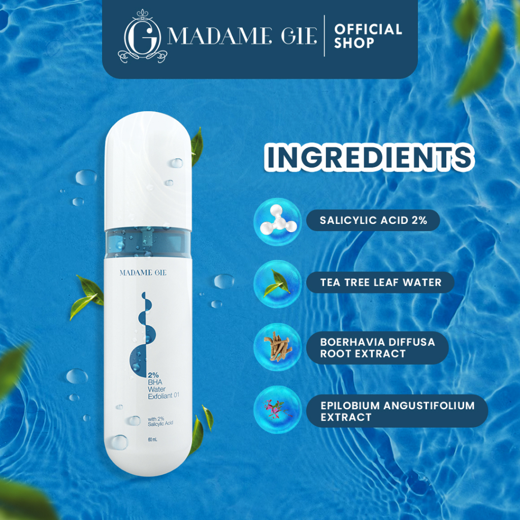 Madame Gie 2% BHA Water Exfoliant 01 with 2% Salicylic Acid 60ml