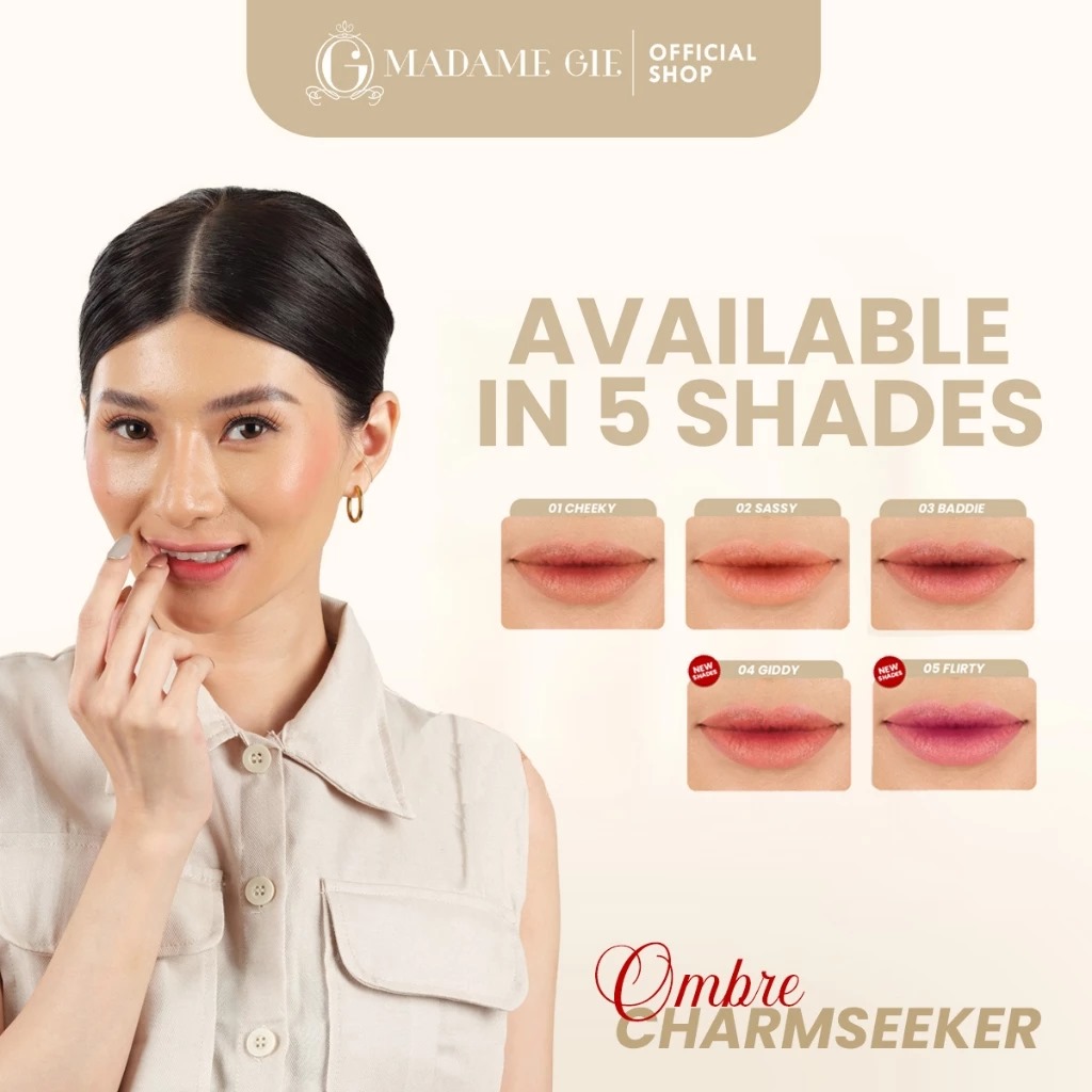 Madame Gie Charmseeker Lipstick & Lipcream - 02 Sassy
