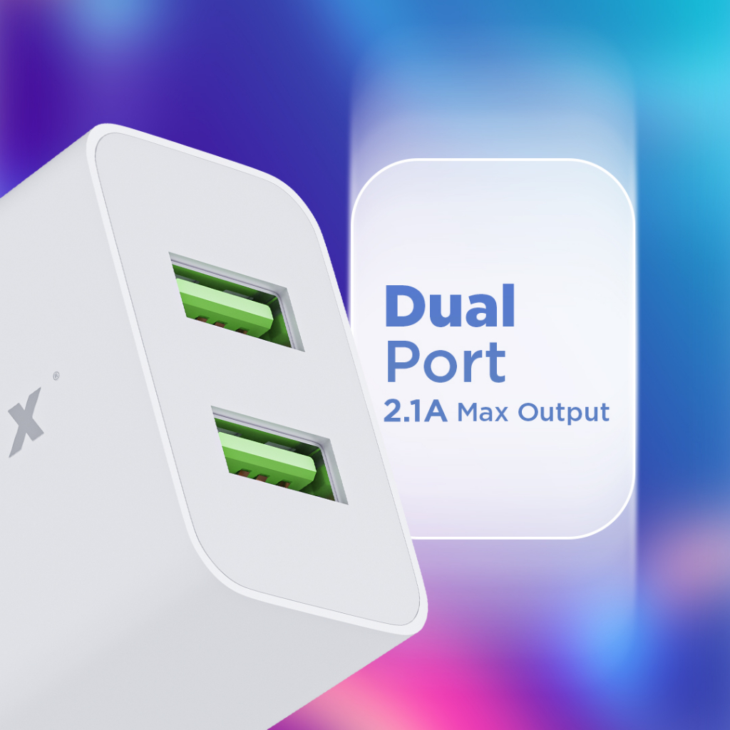 Inbox Adaptor Charger - FA 2 Dual USB Port Output 2.1A