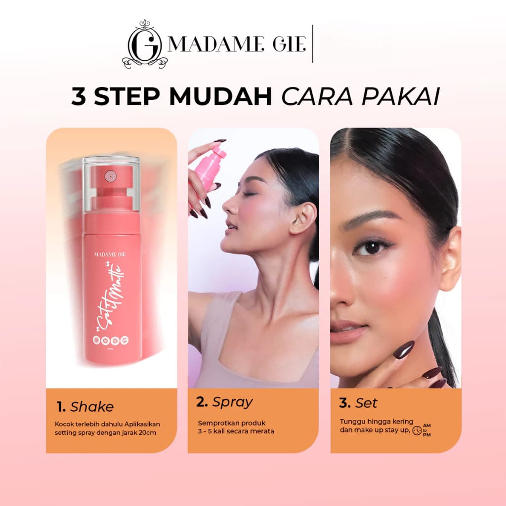 Madame Gie Set It Matte Setting Spray 50ml