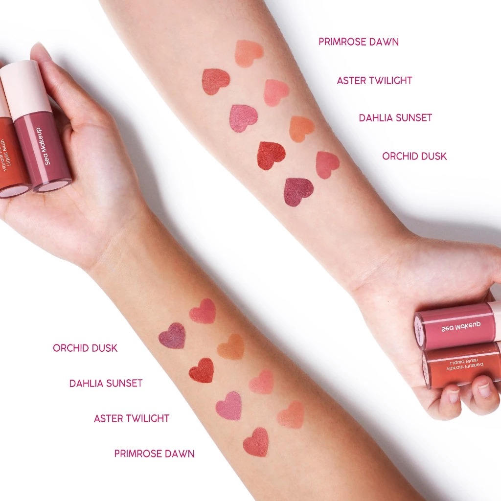 Sea Makeup Vibrant Flushed Liquid Blush 6gr - Dahlia Sunset