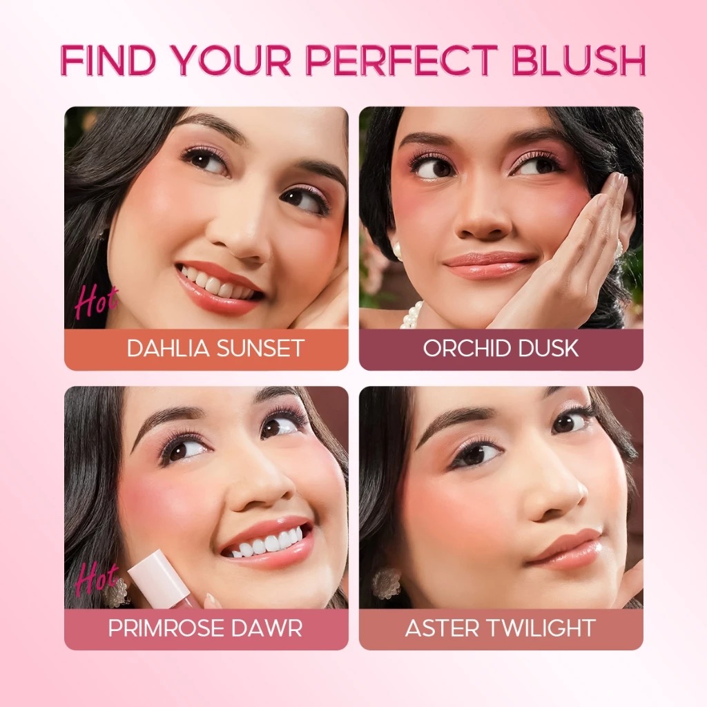Sea Makeup Vibrant Flushed Liquid Blush 6gr - Dahlia Sunset