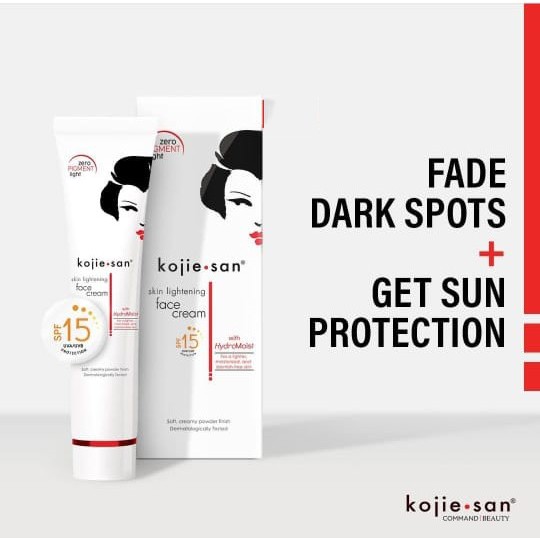 Kojie San Skin Lightening Face Cream + SPF15 22gr (With Hydromoist)