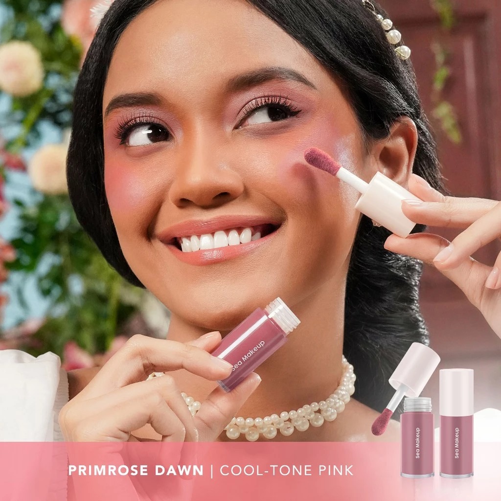 Sea Makeup Vibrant Flushed Liquid Blush 6gr - Primrose Dawn Sea Makeup Vibrant Flushed Liquid Blush 6gr - Primrose Dawn