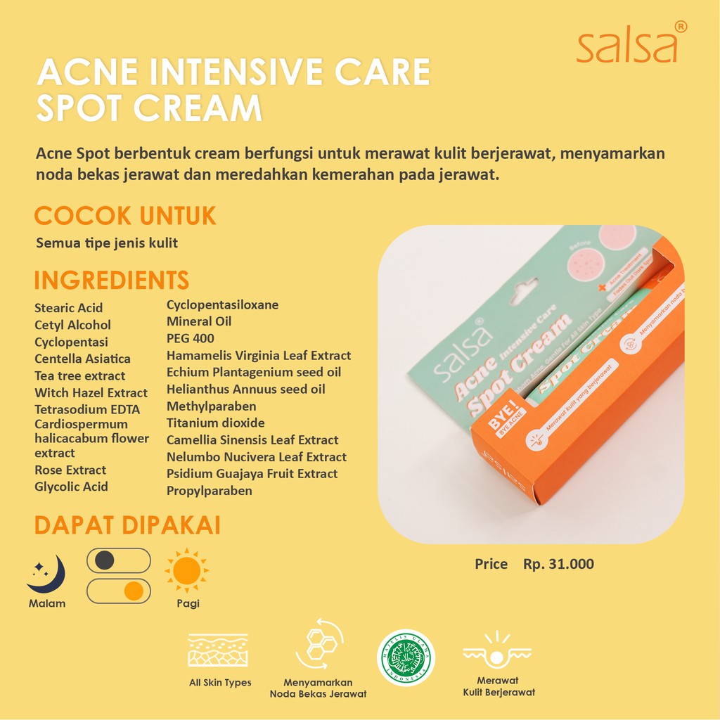 SALSA Acne Spot Cream 15gr