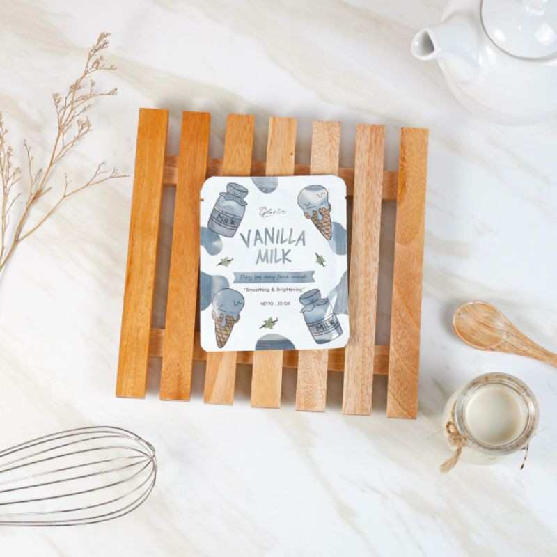 LEA Gloria Masker Bubuk 20gr VANILLA MILK