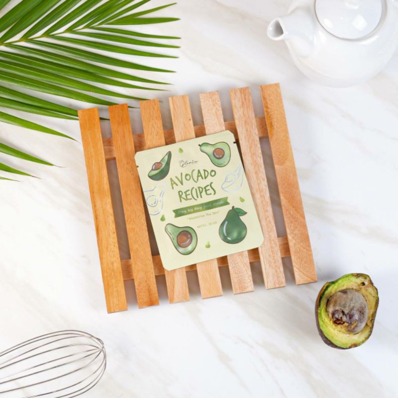 LEA Gloria Masker Bubuk 20gr AVOCADO RECIPE